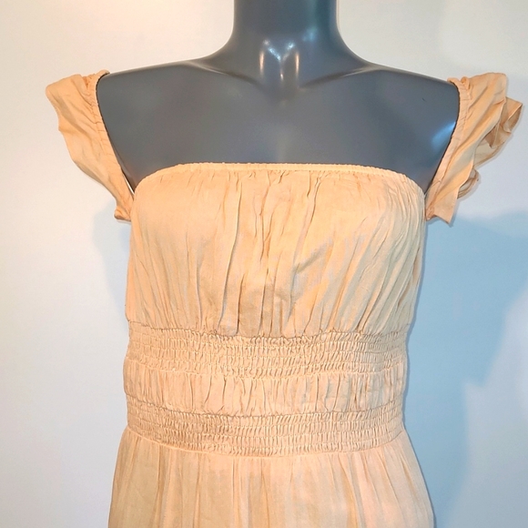 Tobi Kallie Multi Smocked Ombre Maxi Dress NWT - Picture 3 of 11